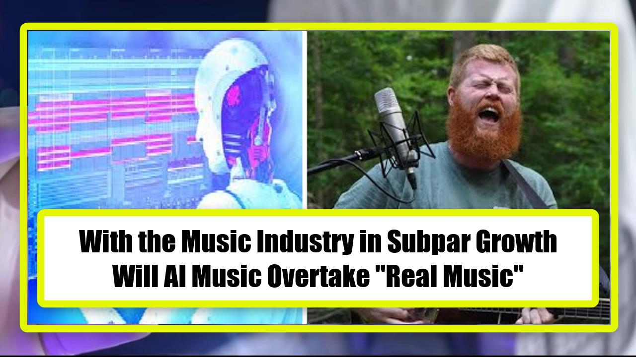 With the Music Industry in Subpar Growth - Will AI Music Overtake "Real Music"