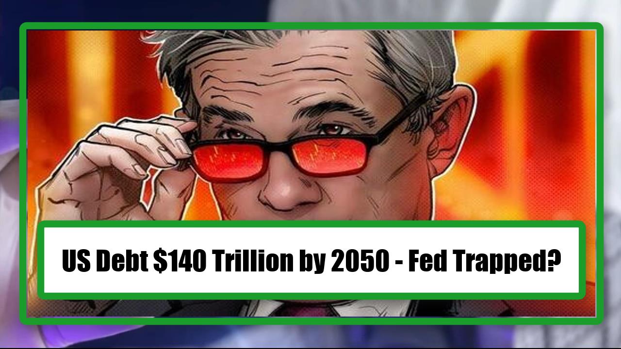 US Debt $140 Trillion by 2050 - Fed Trapped?