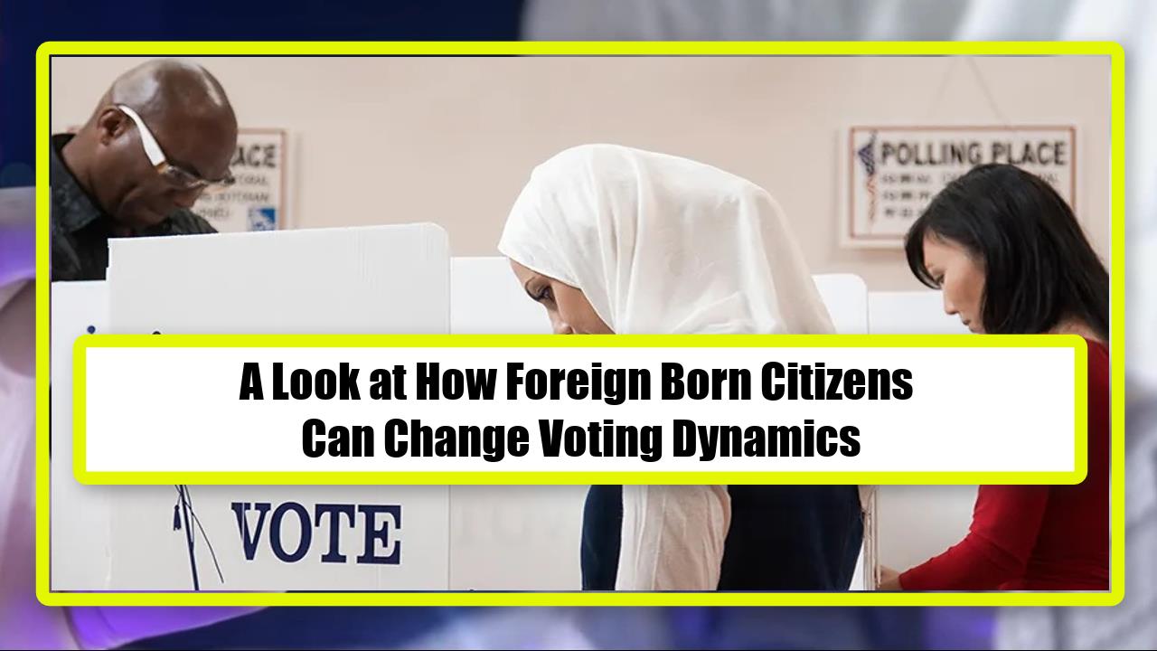 A Look at How Foreign Born Citizens Can Change Voting Dynamics