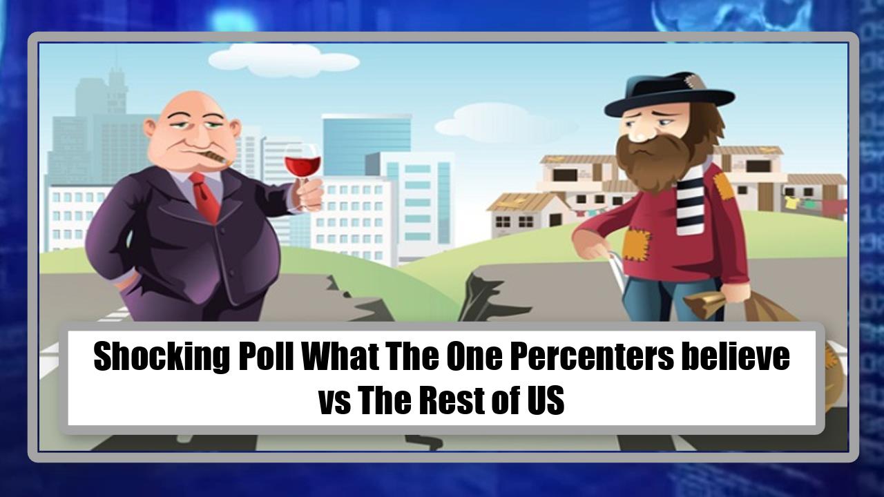 Shocking Poll What The One Percenters believe vs The Rest of US