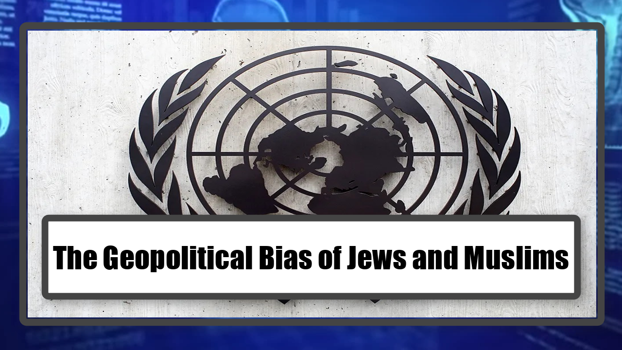 The Geopolitical Bias of Jews and Muslims